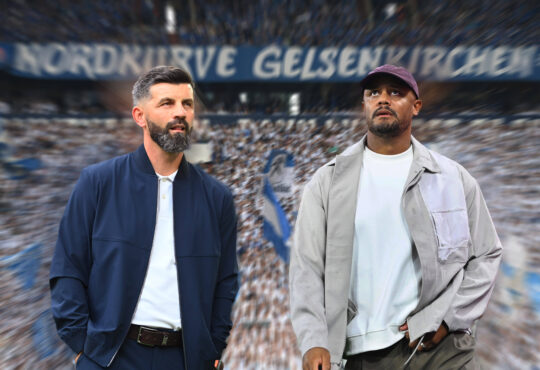 Miron Muslic und Vincent Kompany