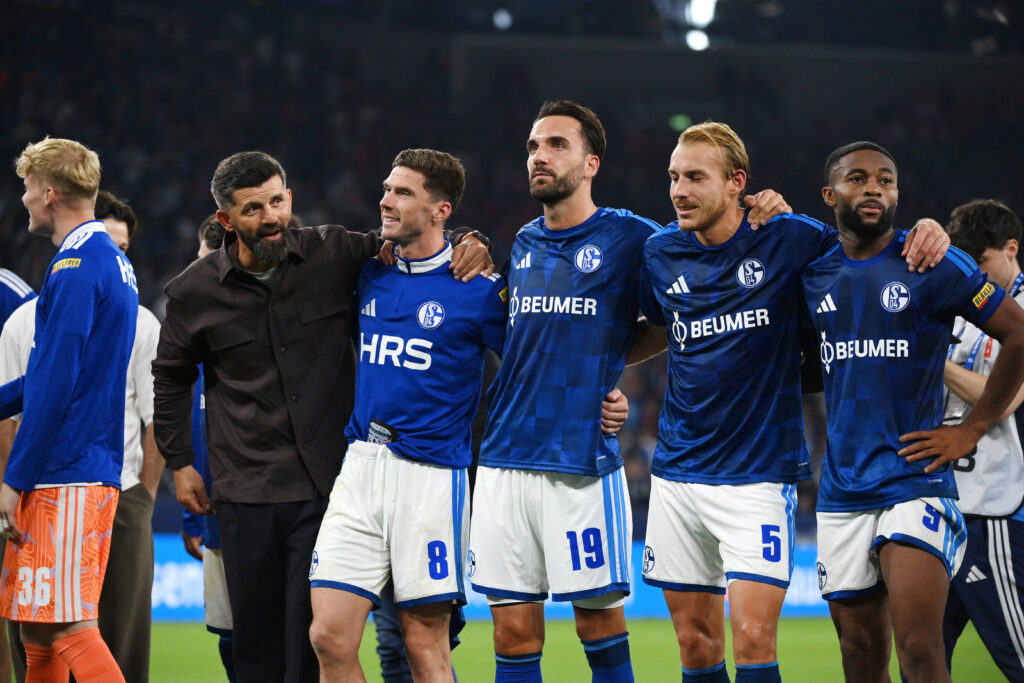 Miron Muslic, Robin Gosens, Kenan Karaman, Timo Becker und Moussa Sylla