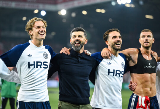 Miron Muslic, Kenan Karaman und Edin Dzeko