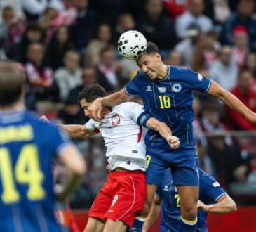 Robert Lewandowski und Nikola Katic