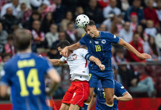 Robert Lewandowski und Nikola Katic