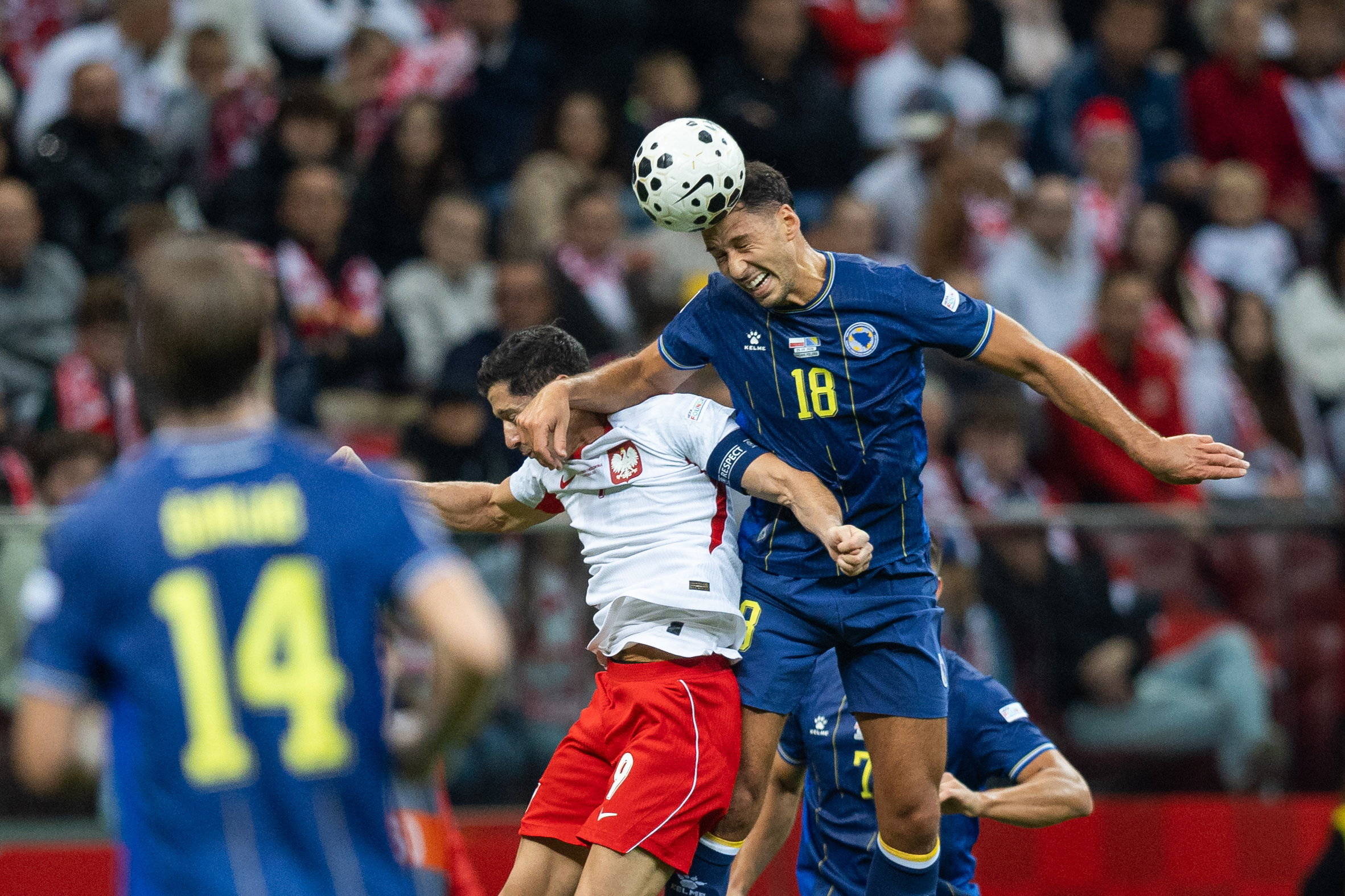 Robert Lewandowski und Nikola Katic