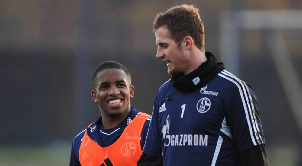 Jefferson Farfan und Ralf Fährmann