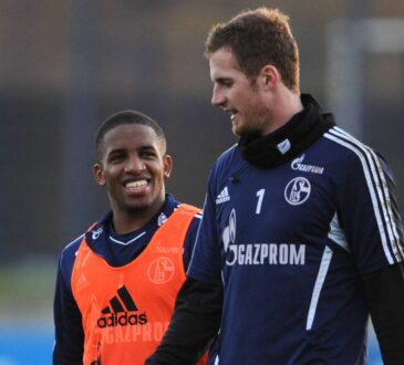 Jefferson Farfan und Ralf Fährmann