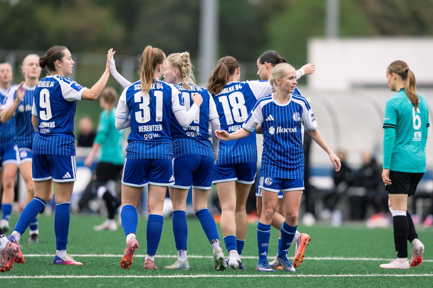 Jolina Opladen, Bonny Lammers, Maike Berent, Demi Pagel, Dana Salic, Nathalie Bollmann