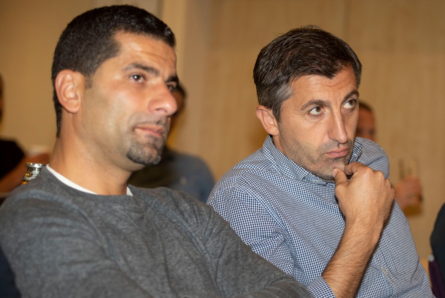 Ayhan Tumani und Dimitrios Grammozis